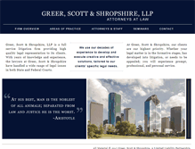 Tablet Screenshot of greerscottlaw.com